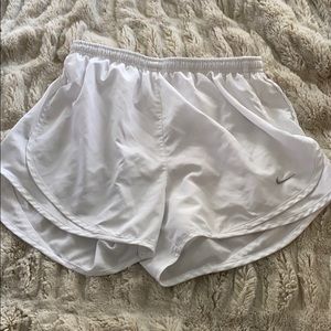 Nike White Athletic Shorts